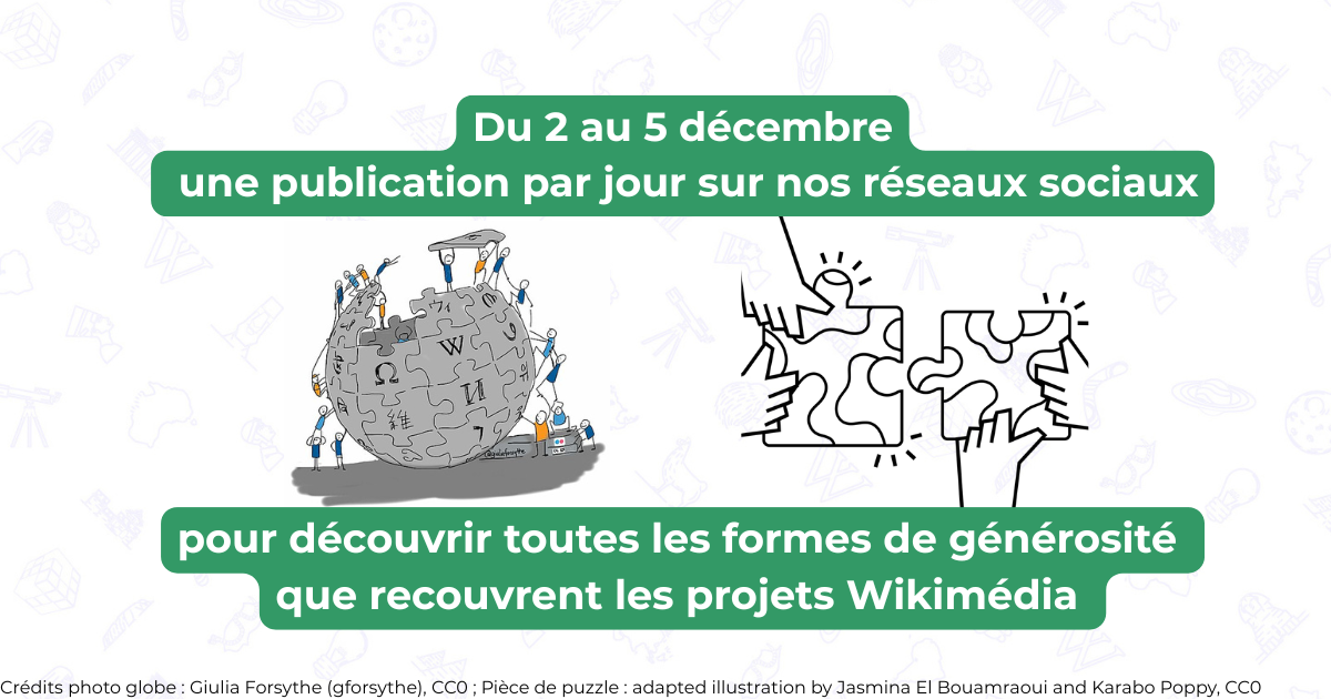 Illustration Semaine de la générosité_Giving Tuesday_Wikimédia France