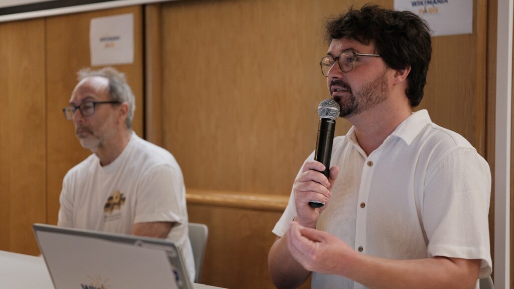 Rémy Gerbet - Conférence de presse Wikimania - 21 juillet 2026 - Benjamin Bellamy CC BY SA 4.0